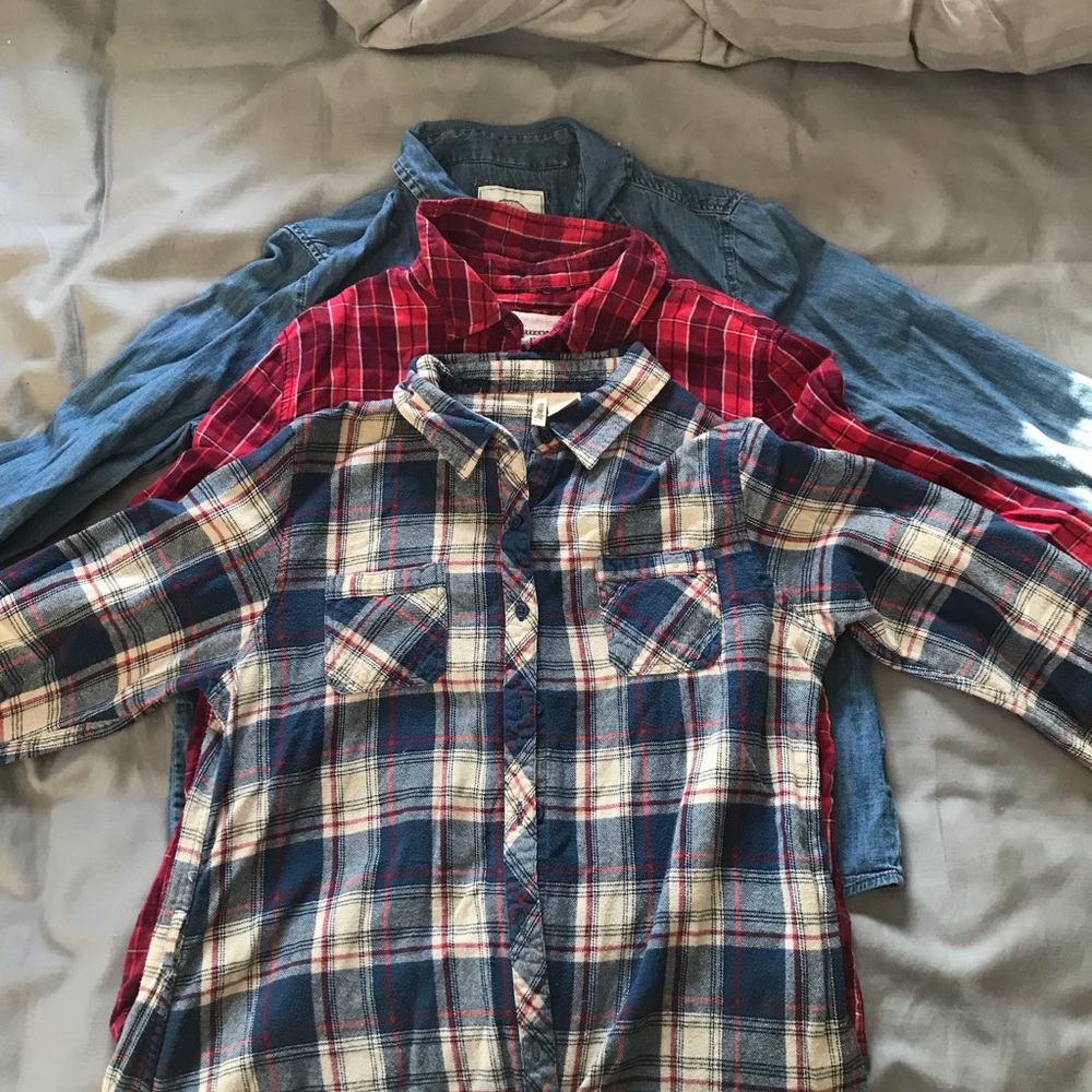 3 FLANNELS FOR 1